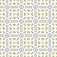 Abstract fantasy thin line hexagon, triangle geometric seamless pattern. Creative mosaic, tile background. vector