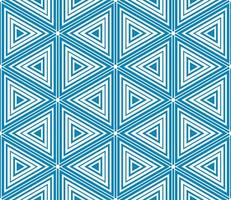 Abstract fantasy thin line hexagon, triangle geometric seamless pattern. Creative mosaic, tile background. vector