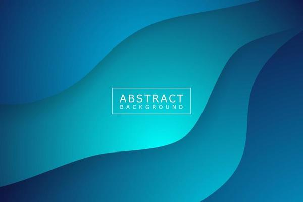 Abstract blue curve overlap background. Modern bright gradient art backdrop or banner for business. Vector illustration