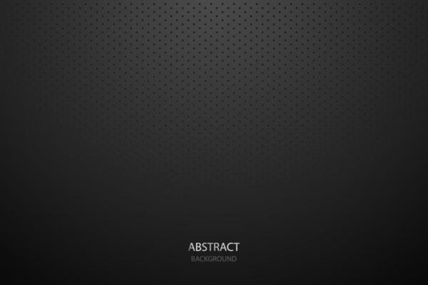 Abstract metal black with circle mesh design. Modern luxury futuristic technology steel background vector illustration