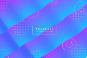 Colorful abstract geometric background design. Modern curve liquid color with fluid shapes composition. Cool background for web landing template, poster or banner. Vector illustration