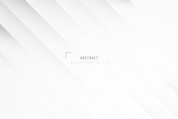 Abstract geometric white and gray gradient background. Modern and minimal white elements background. Vector illustration