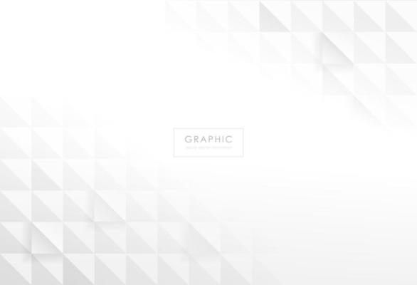 Abstract geometric white and gray gradient background. Modern and minimal white elements background. Vector illustration