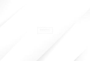 Abstract geometric white and gray gradient background. Modern and minimal white elements background. Vector illustration