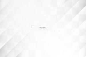 Abstract geometric white and gray gradient background. Modern and minimal white elements background. Vector illustration