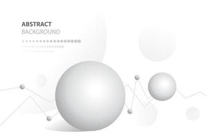 fondo degradado geométrico abstracto en blanco y gris. fondo de elementos blancos modernos y mínimos. ilustración vectorial vector