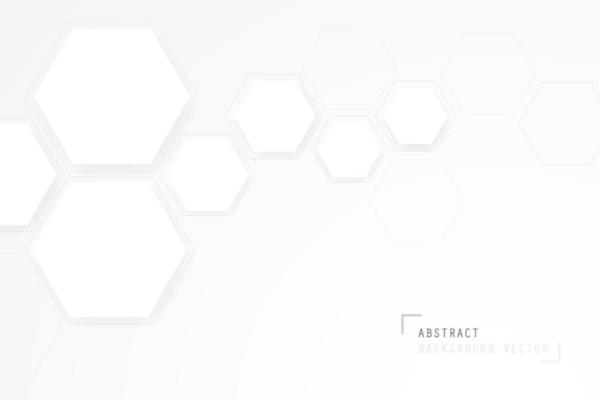 Abstract geometric white and gray gradient background. Modern and minimal white elements background. Vector illustration