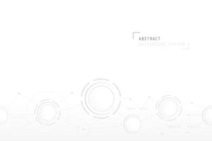 Abstract geometric white and gray gradient background. Modern and minimal white elements background. Vector illustration