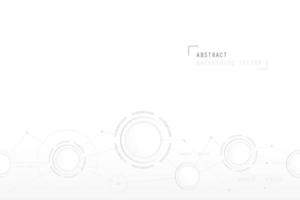 Abstract geometric white and gray gradient background. Modern and minimal white elements background. Vector illustration