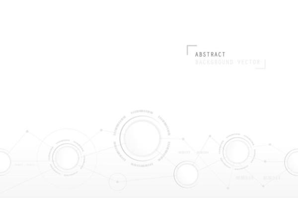 Abstract geometric white and gray gradient background. Modern and minimal white elements background. Vector illustration