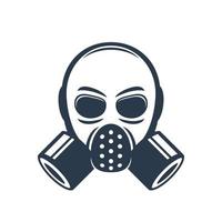 gas mask vector logo element