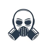 gas mask vector logo element