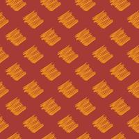 Brushstrokes and thin stripes seamless pattern. Cross Hatching endless background. Grunge backdrop. vector