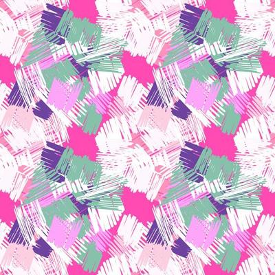 Abstact brush strokes seamless pattern. Cross Hatching. Urban wallpaper. Grunge backdrop.