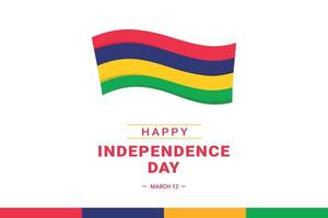 Mauritius Independence Day vector