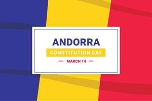 Andorra Constitution Day vector