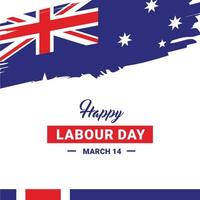 Australia Labour Day vector