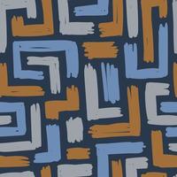 DARK BLUE VECTOR BACKGROUND WITH MULTICOLORED GEOMETRIC STROKES
