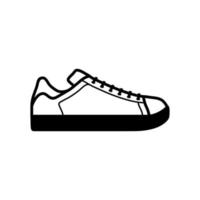 Shoes icon. Modern sneakers. Sneaker icons. Fashion footwear. Hand-drawn style shoes. Vector image