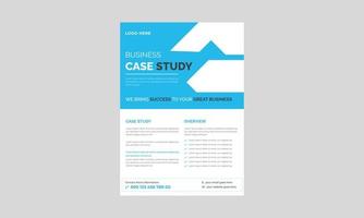 Case Study Template, Flyer Template, Poster design with Case Study, Case Study Template vector