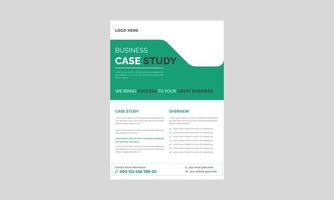 Case Study Template, Flyer Template, Poster design with Case Study, Case Study Template vector