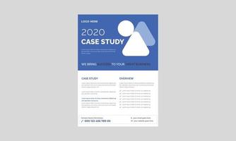 Case Study Template, Flyer Template, Poster design with Case Study, Case Study Template vector