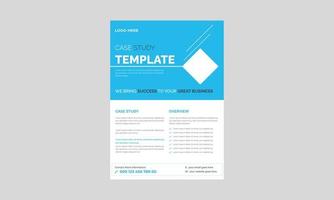 Case Study Template, Flyer Template, Poster design with Case Study, Case Study Template vector