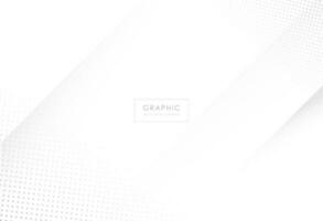 Abstract geometric white and gray gradient background. Modern and minimal white elements background. Vector illustration