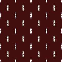 Barber's pole seamless pattern. Barbershop background. vector