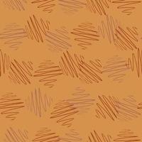 Soundwave seamless pattern. Curve waves background. vector