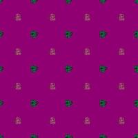 Cute mugs seamless pattern. Background of teatime. vector