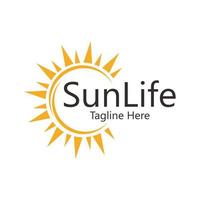 sunlife vector logo template