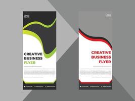 roll up banner design templates. business corporate roll up banner design ideas. poster leaflet brochure design ideas. cover, banner, poster, print-ready vector