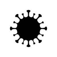 Covid-19 Virus Bacteria Icon vector. Isolated, simple