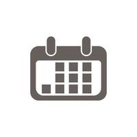 Calendar icon vector. date time reminder