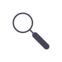 simple magnifying glass icon vector. isolated eps10 vector