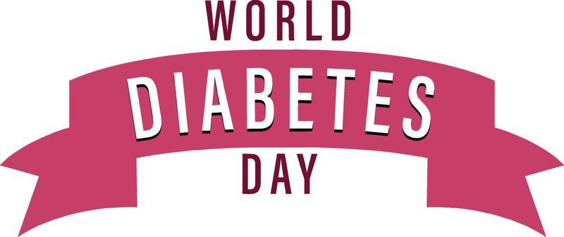 World diabetes day logo design