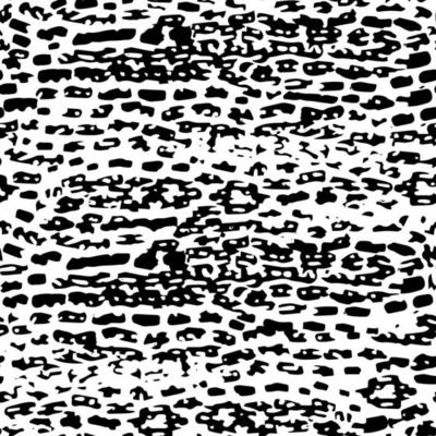 Black and white seamless patterns of abstract graphic elements of dots, stripes, spots and lines