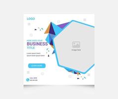 Editable minimal polygonal business social banner abstract template .Suitable for commercial vector illustration social media post and web internet ads corporate commercial marketing template design.