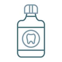 Mouthwash Line Two Color Icon vector