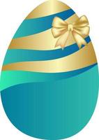 Easter day eggs vector