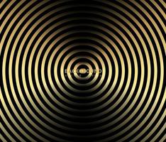 Concentric circle element. Gold luxurious color ring. Abstract  vector illustration for sound wave, golden graphic, Modern decoration for websites, posters, banners, template EPS10 vector