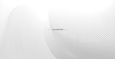 Abstract background, vector template for your ideas, monochromatic lines texture, waved lines texture