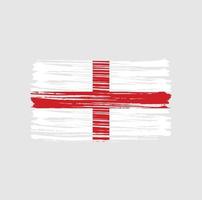 England Flag Brush Strokes. National Flag vector