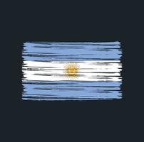 Argentina Flag Brush vector