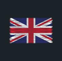 United Kingdom Flag Brush. National Flag vector