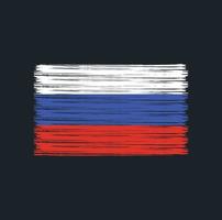 cepillo de bandera de rusia. bandera nacional