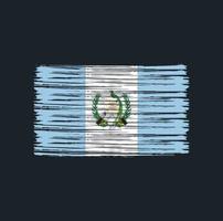 Guatemala Flag Brush vector