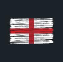 England Flag Brush vector