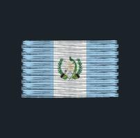 Guatemala Flag Brush. National Flag vector